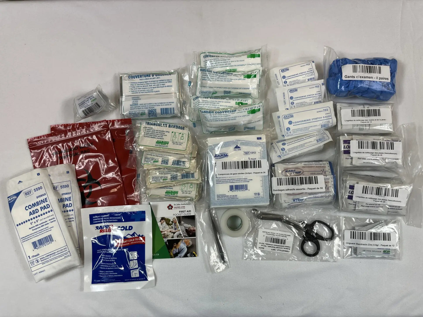 RÉGLEMENTÉE CNESST-CSA - Trousse de premiers soins TYPE 2 - 26 à 50 travailleurs