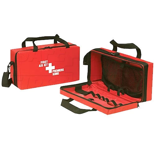 RÉGLEMENTÉE RBQ - Trousse de premiers soins base aux normes pour lieux de baignade publique SANS sauveteur