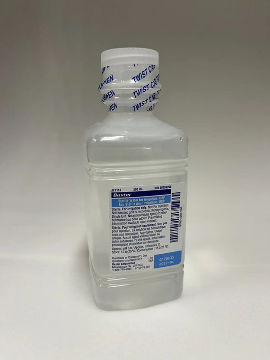 Bouteille d'eau stérile 500ml