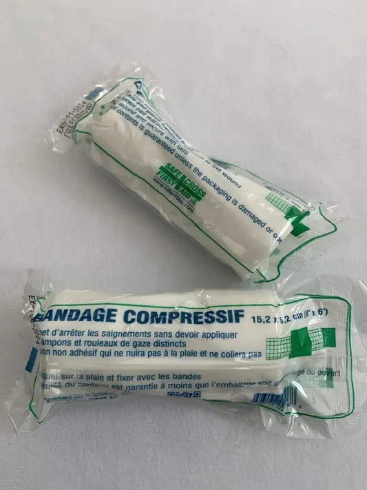 Pansements compressifs stériles (6 po x 6 po)