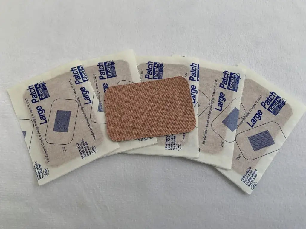 Bandages adhésifs, stériles, grande plaque (2x3)