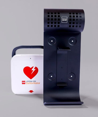 Support mural noir pour Lifepak Express, CR-Plus & CR2