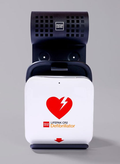 Support mural noir pour Lifepak Express, CR-Plus & CR2